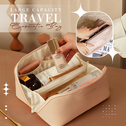 Women’s Travel Cosmetic Bag – Large Capacity Makeup Organizer, Portable Beauty Case