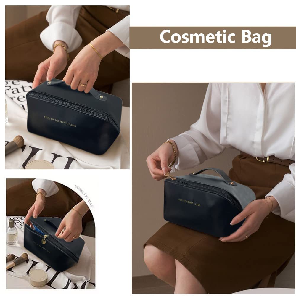 Women’s Travel Cosmetic Bag – Large Capacity Makeup Organizer, Portable Beauty Case
