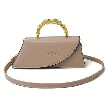 PU Women's Shoulder Bag, Multifunctional Crossbody Bag With Large Capacity