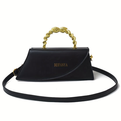 PU Women's Shoulder Bag, Multifunctional Crossbody Bag With Large Capacity